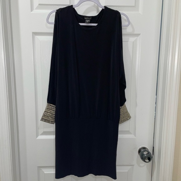💰 3 For $25💰 MODA International Beaded Cocktail Dress SZ M - Picture 5 of 6